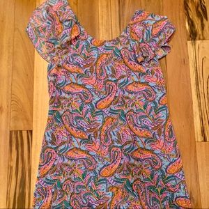 J. Crew ruffle hem dress